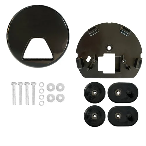 Imagen 1 del producto Cubierta de neumático de repuesto para Jetour Traveller T2 2023-2025, Base de instalación de cámara trasera para puerta trasera de coche, superventas