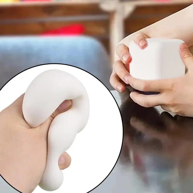 Squishys Tofu Stress Balls Autism Sensory Toys Stress & Anxiety Relief Fidget Toys Dough Ball Gifts Bulk for Adults Kids