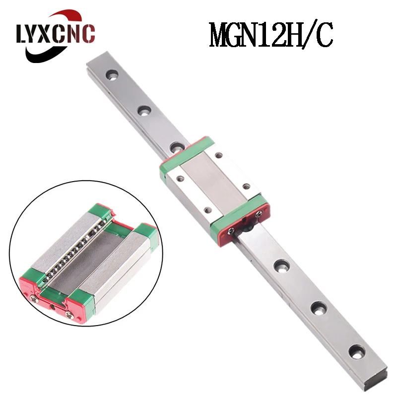 

12mm MGN12 Linear Guide 100MM 250MM 300MM 330mm 350MM 400MM 450MM 500MM-600mm MGN12C MGN12H Carriage For 3D Printer X Y Z Axis