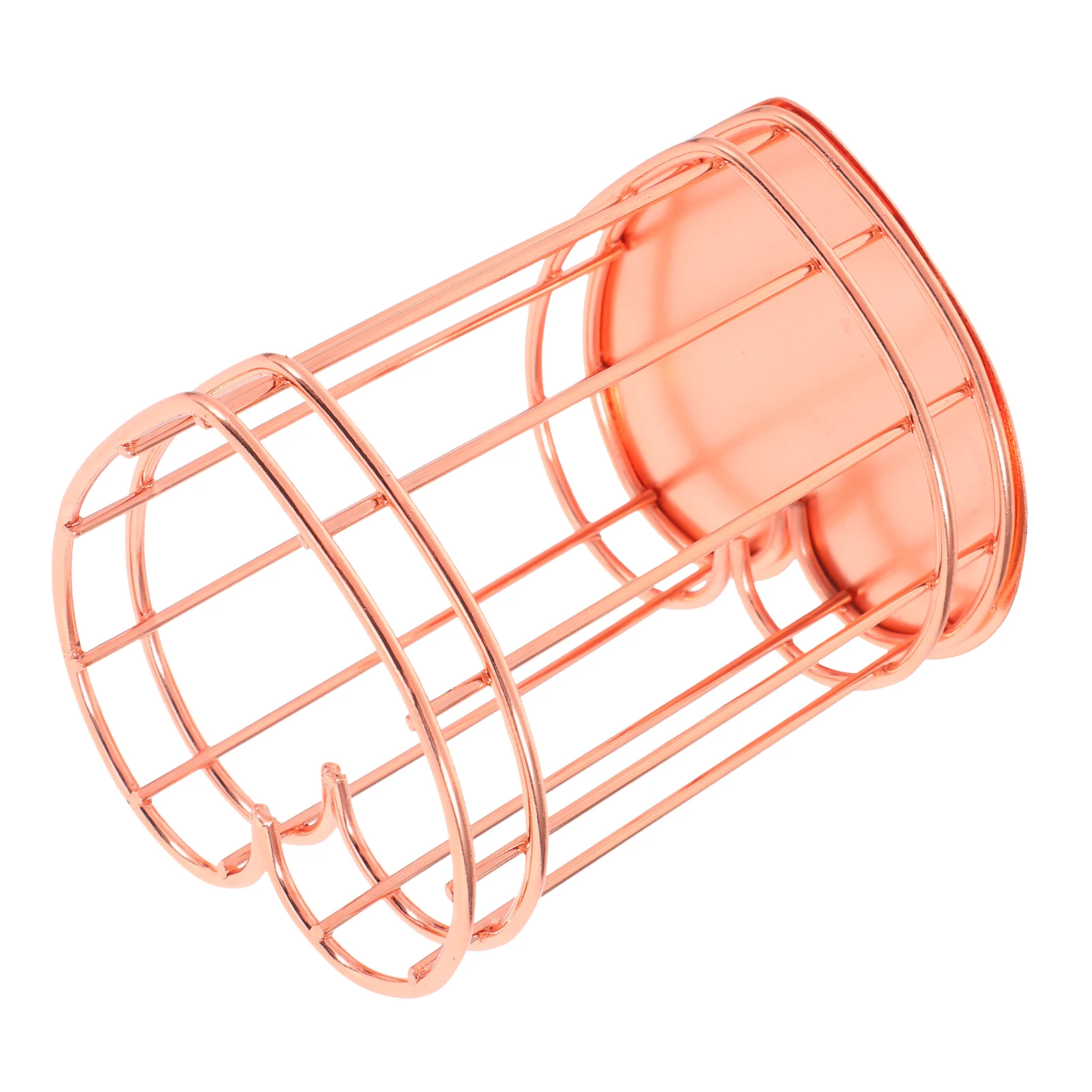 

Heart Shaped Pen Holder Metal Brush Pot for Desk Rose Gold Modern Office Supplies Stationery Organizer Makeup Container