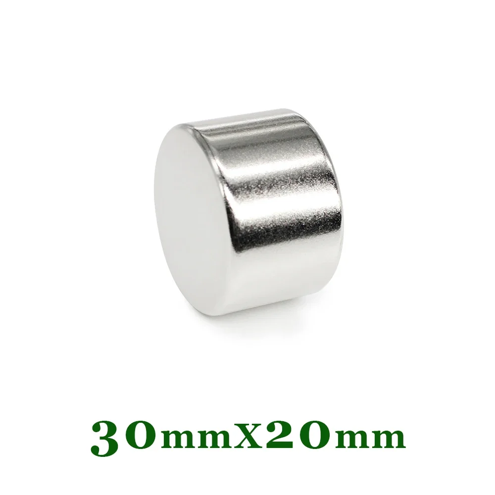 1/2/3PCS 30x20 Mm Strong Round Magnets N35 Permanent Neodymium Magnets 30x20mm Circuler Rare Earth Magnet магниты сильные