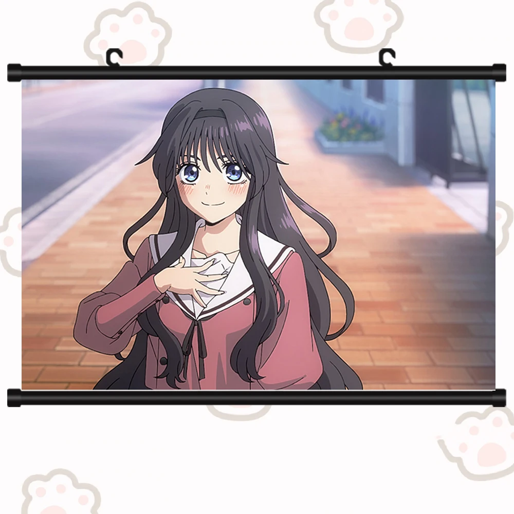 

Аниме Kaoru Hana Wa Rin To Saku Плакат Waguri Kaoruko Косплей Мультфильм Прокрутка Фреска Настенный Плакат Художественный Декор Рождественский Подарок