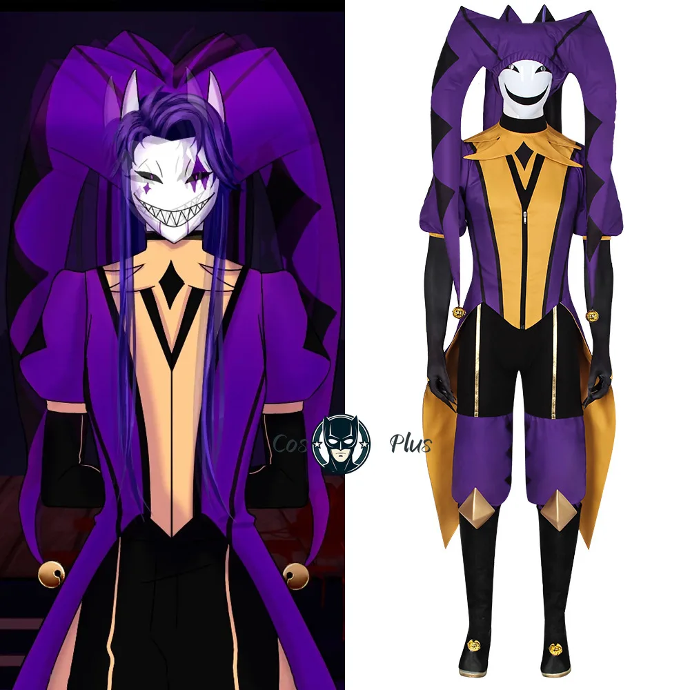 

Костюм шутника из цирка «Фрик» для косплея, полный комплект униформы для ролевых игр, наряд для мужчин на Хэллоуин и карнавальные вечеринки