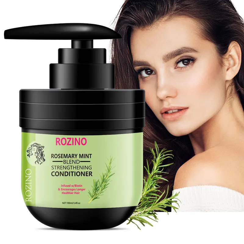 100ml Rosemary Mint Enhanced Leave-In Conditioner To Improve Hair Strength And Brightness, Make Hair Smooth And Smooth, Suitable