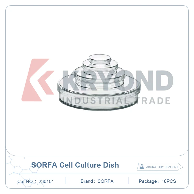SORFA 230301 Cell Culture Dish TC Treated Sterile Laboratory Consumable Tissue Culture Plate 35mm 60mm 100mm 150mm Research Use