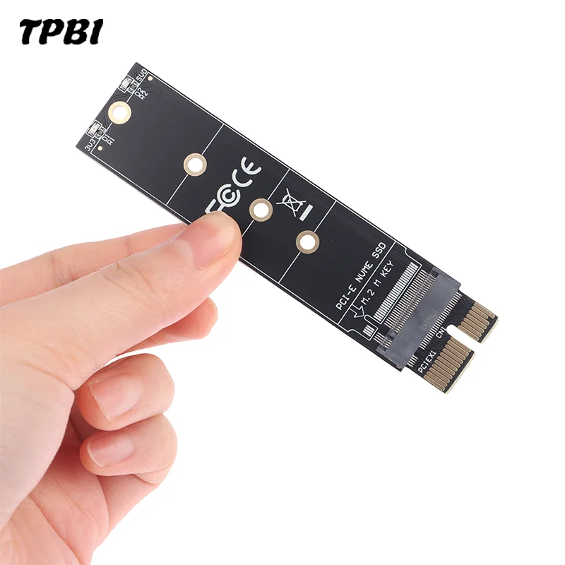 1Pc PCIE to M2 Adapter NVMe SSD M2 PCIE X1 Raiser PCI-E PCI Express M Key Connector Internal Solid State Drive