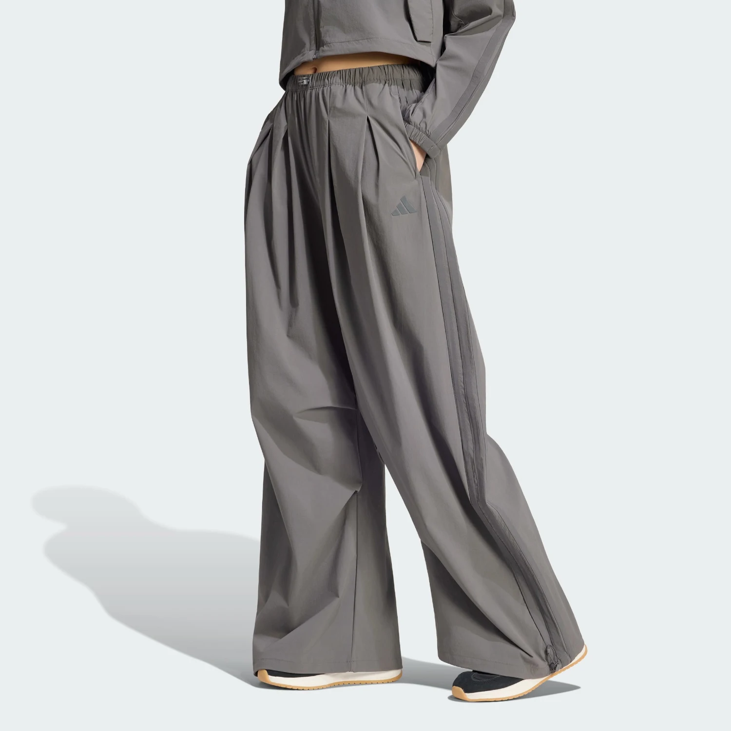 Adidas genuine women's high waisted breathable, exquisite and comfortable sports pants KT0434