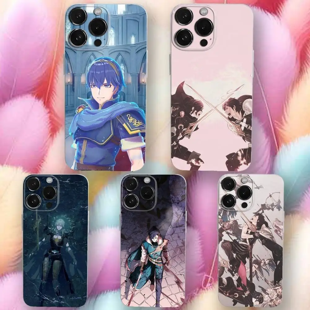 

Game F-Fire-es E-Emblem-s Phone Case For iPhone 16,se4,15,14,13,12,11 Plus,Pro,Max,XR,XS,X,Plus,SE,Mini Transparent Soft Cover