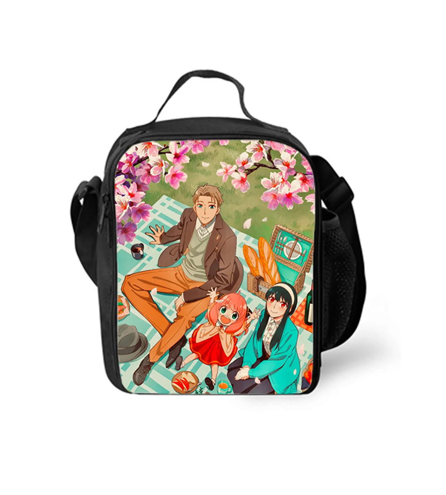 

SPY×FAMILY Classic Reusable Lunch Bag,Cartoon Cute Lunch Box Insulated Lunch Tote for Student