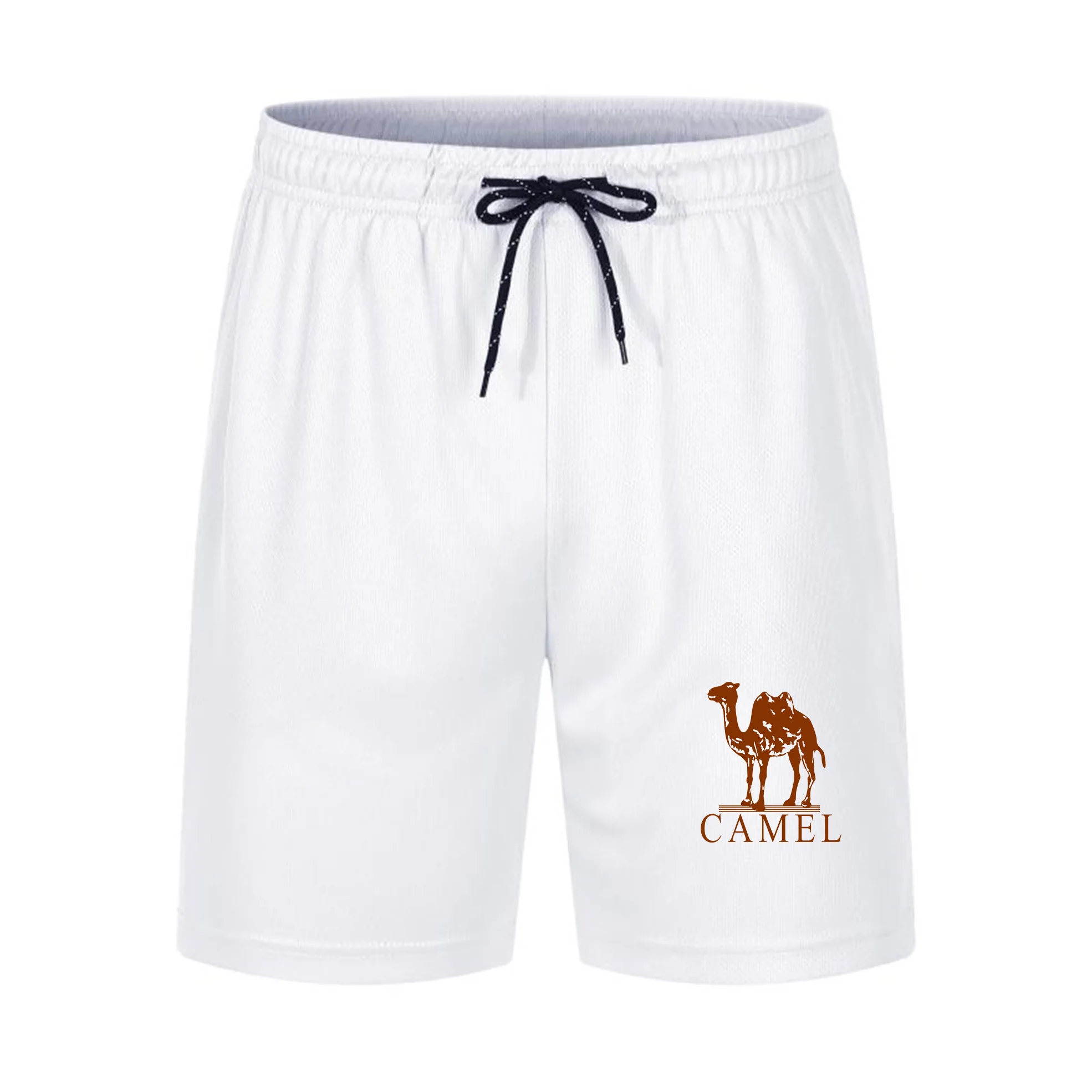 Fashion personality CAMEL shorts showing the trend style  Fashion trend Comfortable soft cool summer shorts men