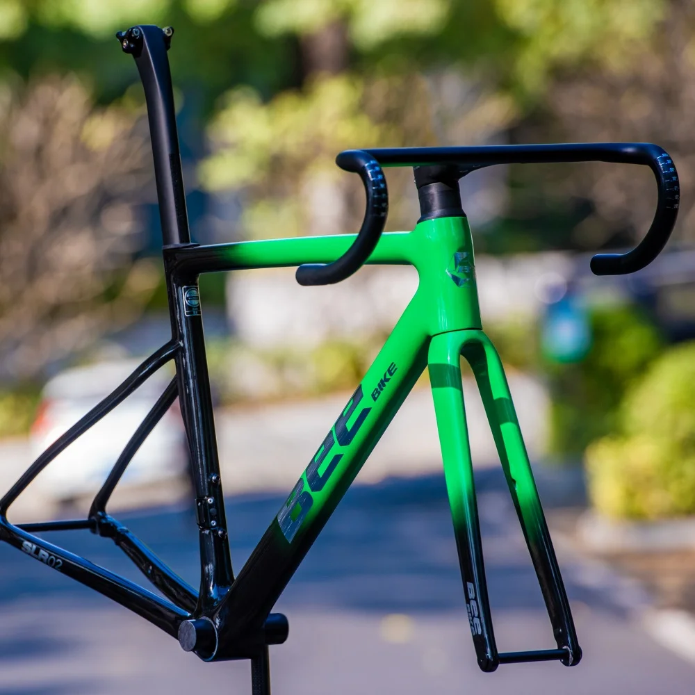 BeeBIKE SLR03 RBF3010 700C Carbon Road Bike Frameset, T700 Carbon, 52/52mm Headset, Max Tire 30mm, Multiple Sizes