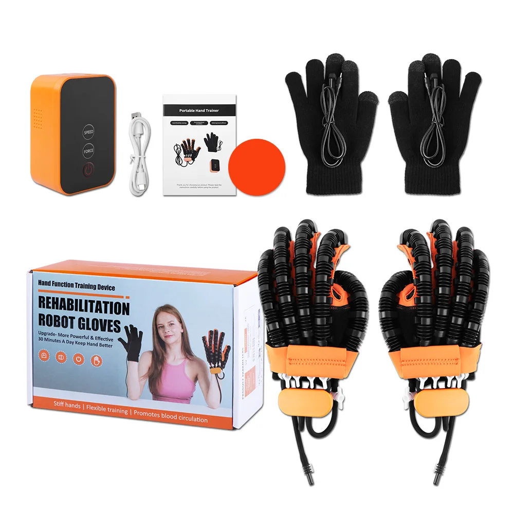 Hand Rehabilitation Robot Glove Finger Training Massage Gloves Stroke Hemiplegia Rehabilitation Hand Function Recovery Health