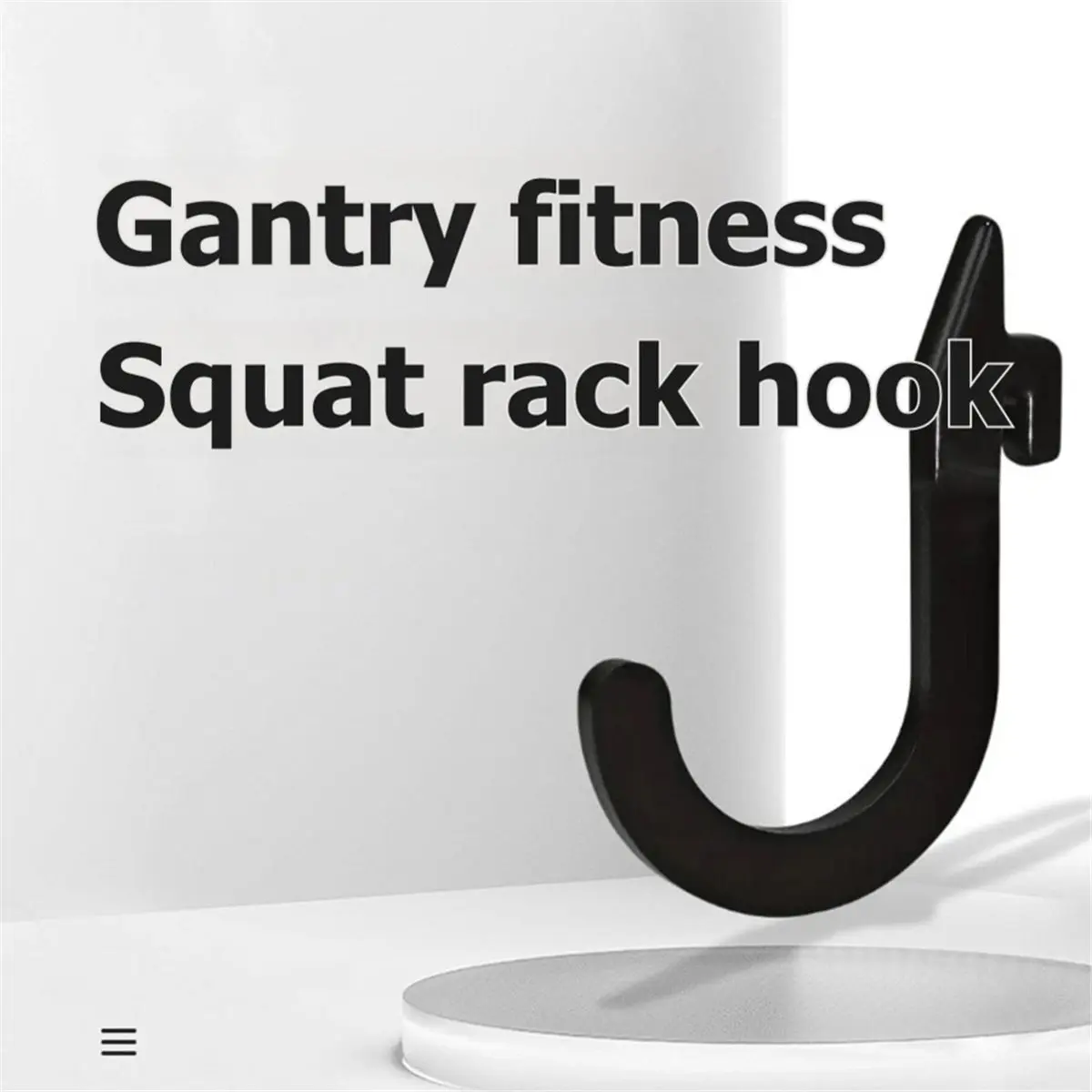 Nices 8PCS Squat Rack Accessories Hook Holder,Power Rack Attachments Hooks,DIY Storage Hook for Resistance Bands Barbell
