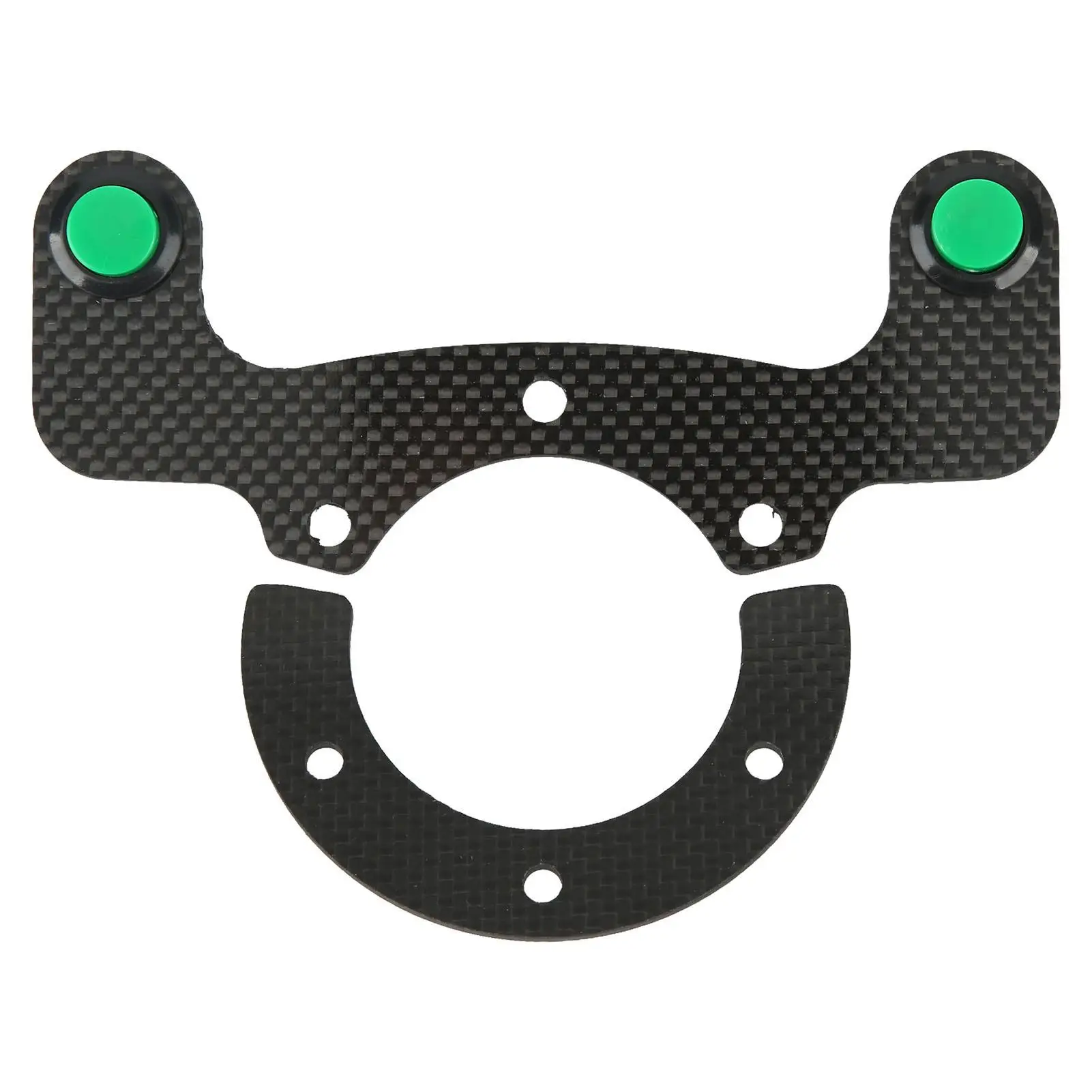 

Carbon Steering Wheel Horn Button Kit for Modified for horns and Lights