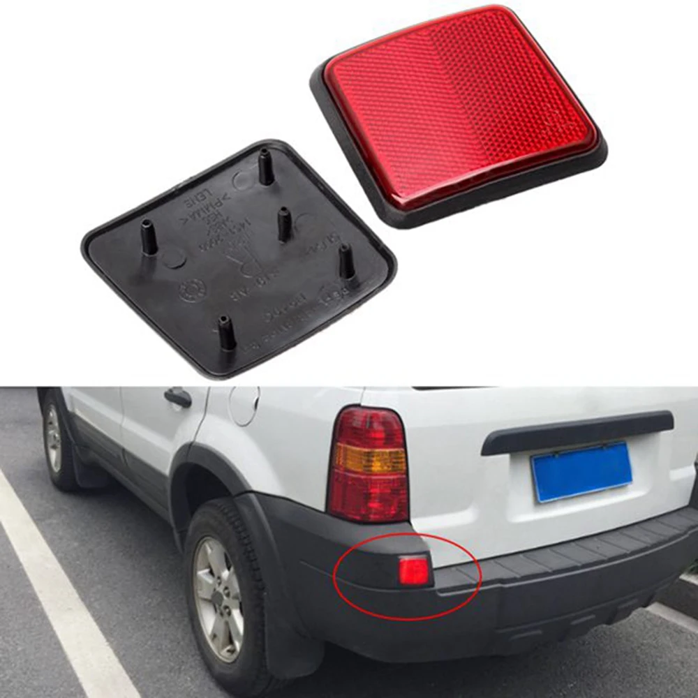 Car Left Rear Bumper Reflector Rear Bumper Light for Ford Escape Kuga Maverick 2005 2006 2007 5L8Z17808BA—L49A