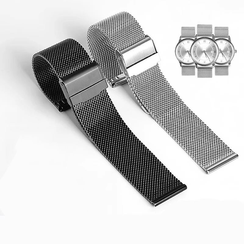 

Watch accessories For DW watch strap steel belt Milan metal bracelet Daniel Wellington men and women watch band 20mm 22mm 24mm