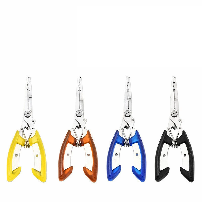 

Плоскогубцы для рыбалки из нержавеющей стали, многофункциональный резак для лески из ПЭ, портативные ультраострые ножницы, приманка, Рыболовный инструмент