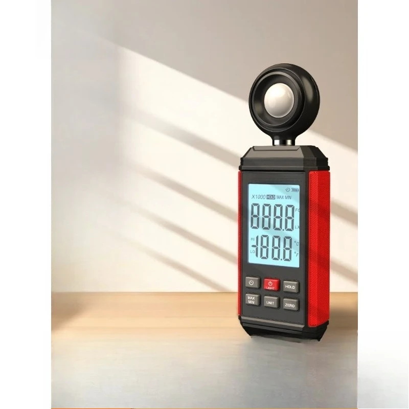 Illuminometer, light meter, luminance lumen tester