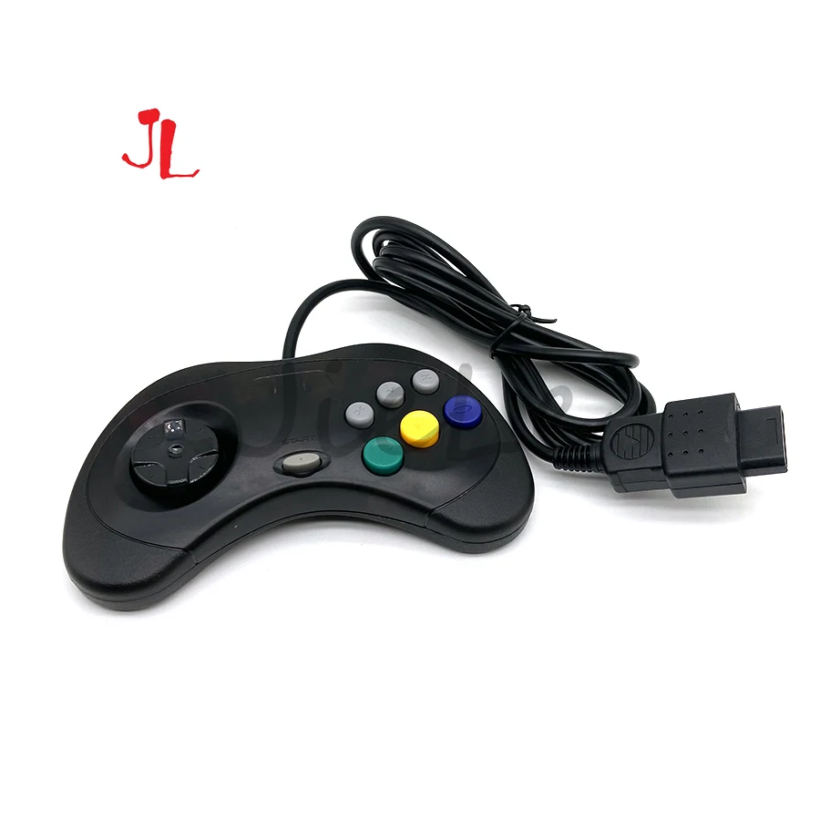 Arcade CBOX SS Interface Controller Wired Gamepad 6 Buttons for Sega Saturn Console / Superun SNK NEOGEO Game Accessory Joystick