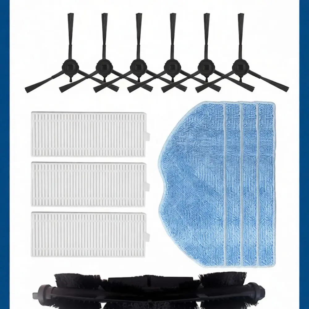For Honor Choice R2 R2 Plus Robotic Vacuum Accessories Replacement Filter Roller Side Brush Mop Cloth Spare Parts