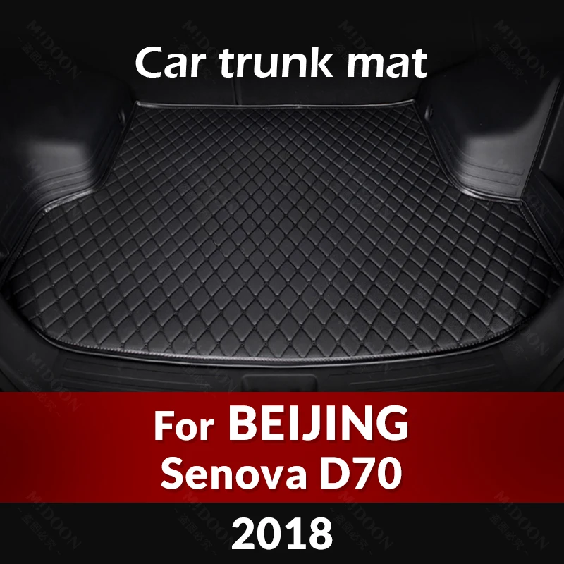 

Car Trunk Mat For Beijing Senova D70 2018 Custom Car Accessories Auto Interior Decoration