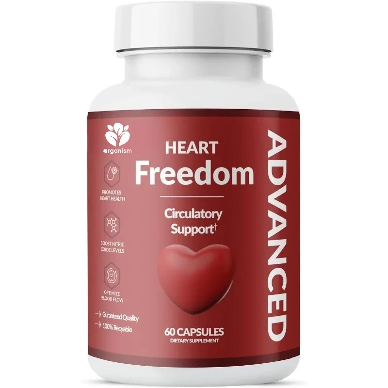 Plant based supplements containing garlic, hibiscus, and hawthorn berries | Non GMO, natural ingredients | 60 capsules