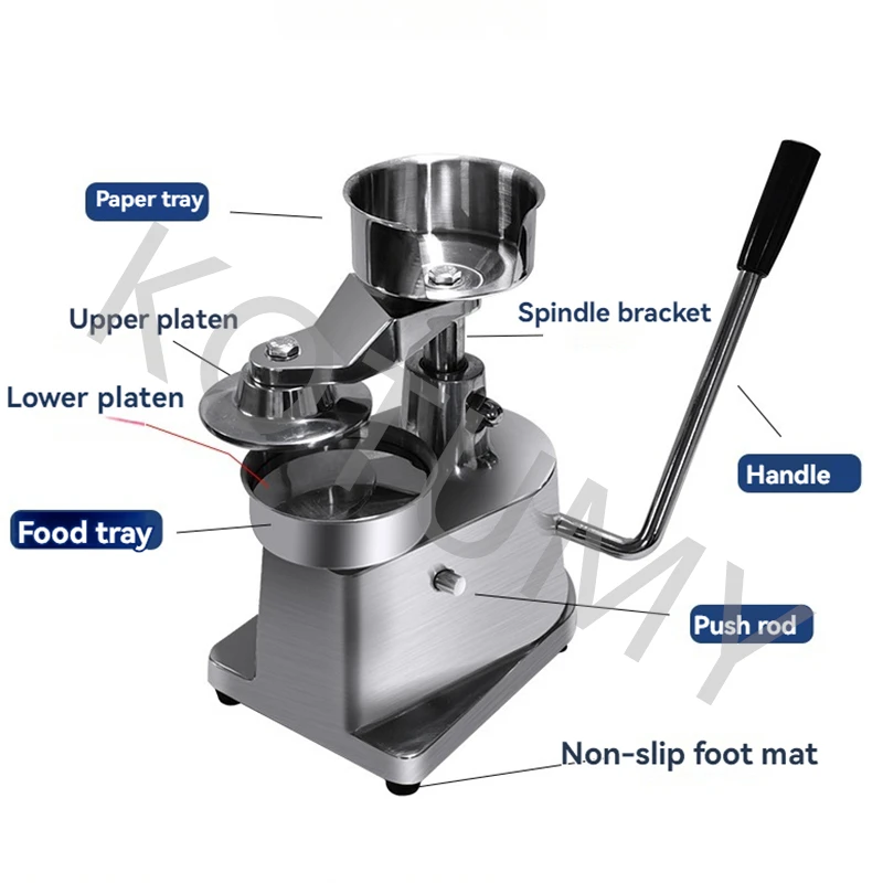 Hamburger Press 100/130/150mm Manual Burger Maker Equitment Round Meat Shaping Hamburger Machine Forming Burger Patty Maker
