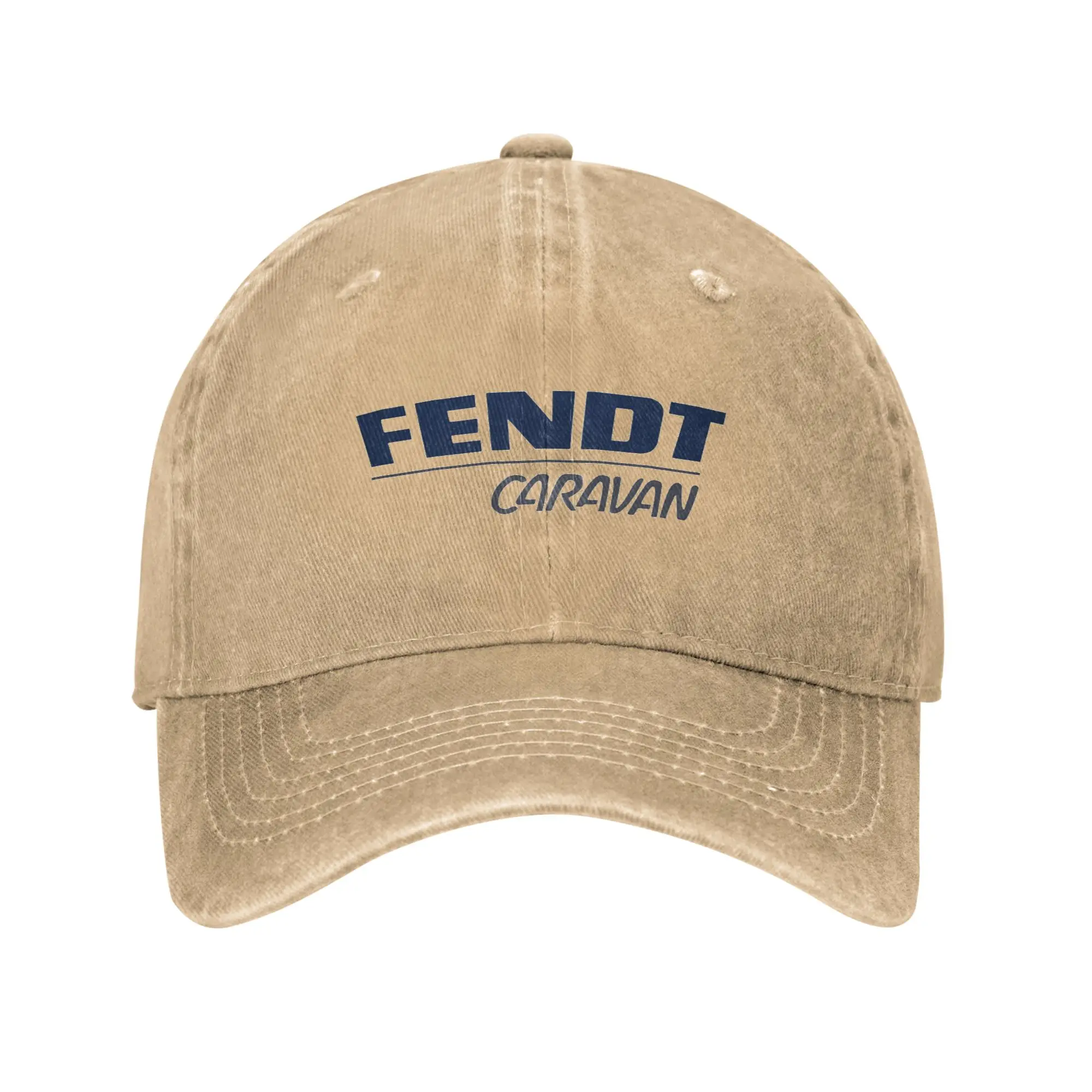 Fendt Caravan Denim Cap Casual Baseball Caps Adjustable Hat Summer Unisex Baseball Hats