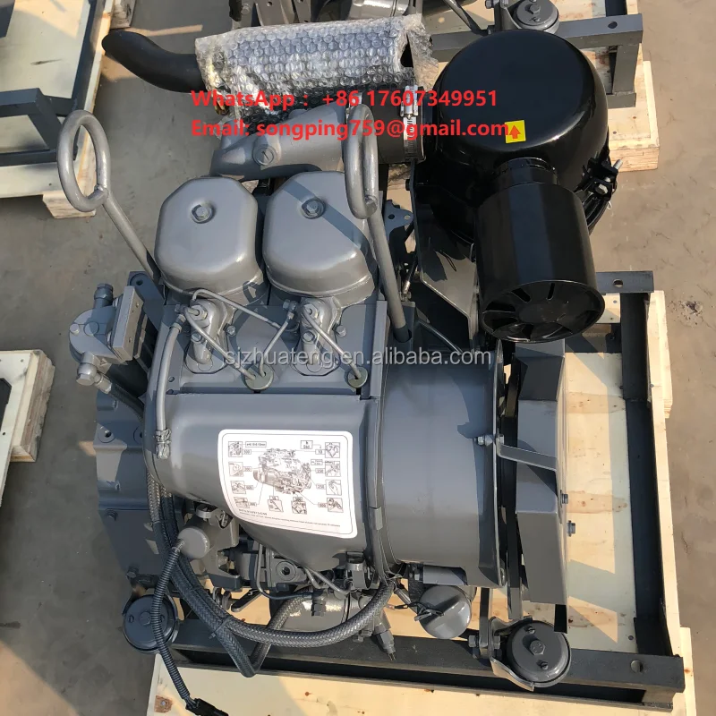 air cooled 2 cylinder 4 stroke diesel engines F2L912  for deutz 912 engine assembly