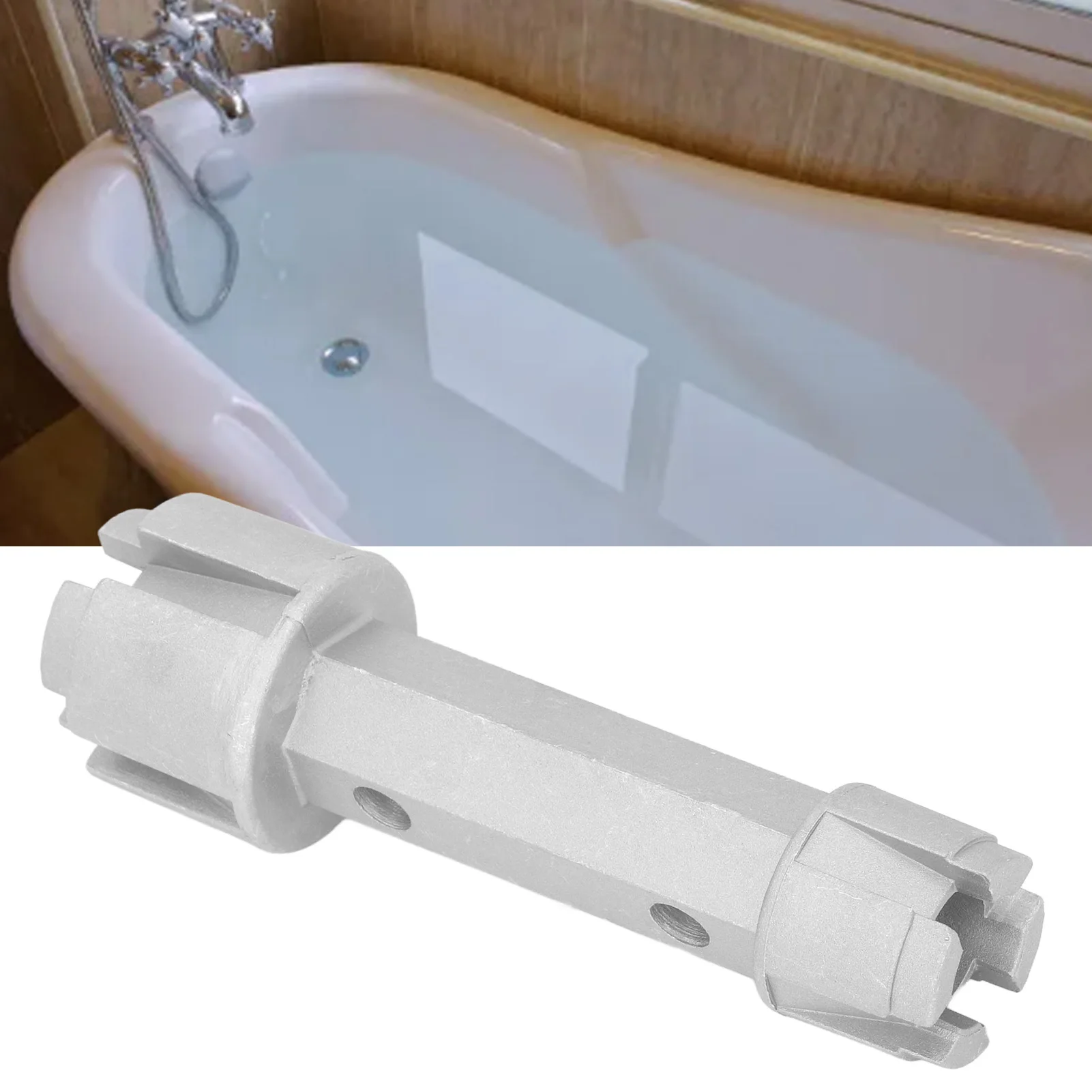 Tub Drain Remover Wrench Heavy Duty Bath Plug Removal Tool Double Ended Bathtub Shower Closet Accessories