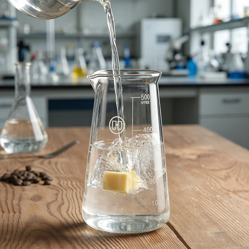 YWDL 250ml/500ml High Borosilicate Glass Beaker Graduated Measuring Cup Conical Coffee Server Pitcher for Lab Kitchen Baking