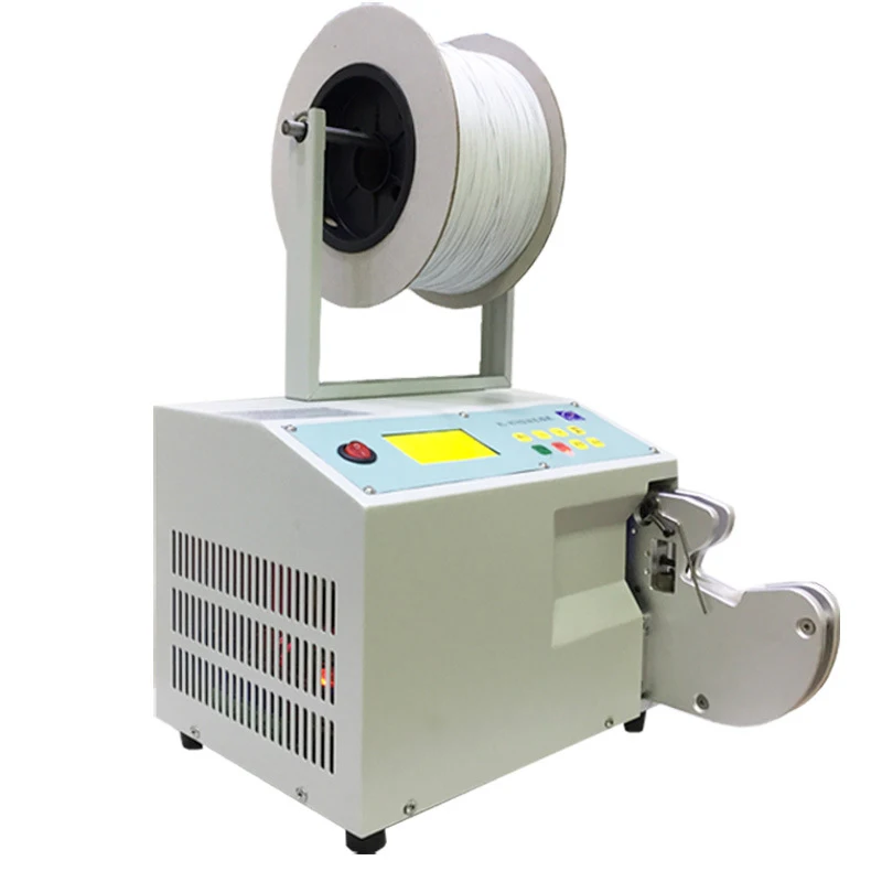 Semi-automatic USB data cable binding machine PE cable tie magic tape wire binding machine efficient automatic wire binding mach