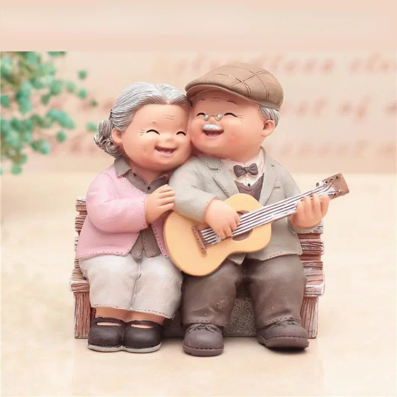 Grandparents Model Ornament Creative Sweety Lovers Couple Ornaments Modern Home Decoration Living Room For Gift  ZM904