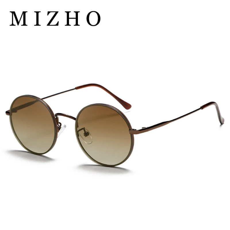 

MIZHO Punk BRAND DESIGN Luxury Metal Oval Sunglasses Men Fashion UV400 Sun Glasses For Women Rhinestone Temple