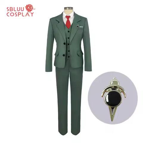 SBluuCosplay Loid Cosplay Anime Twilightt Forger Costume DK Green Uniform R Quality Halloween Costume