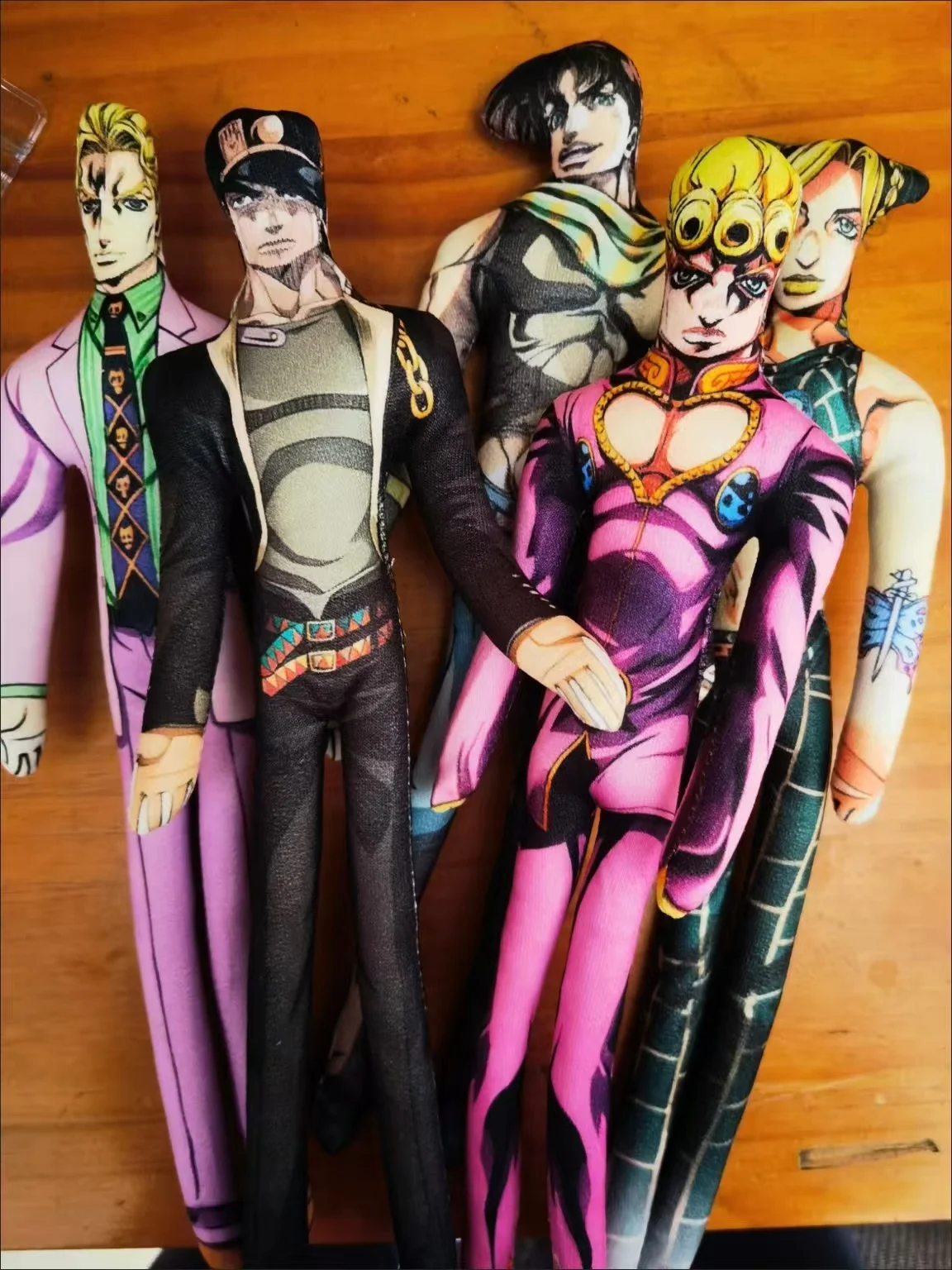 JoJo's Bizarre Adventure Jotaro Kujo Joseph Joestar Gyro Zeppeli Johnny Joestar Stuffed Doll Abstract Wire Skeleton Cosplay Gift image 2