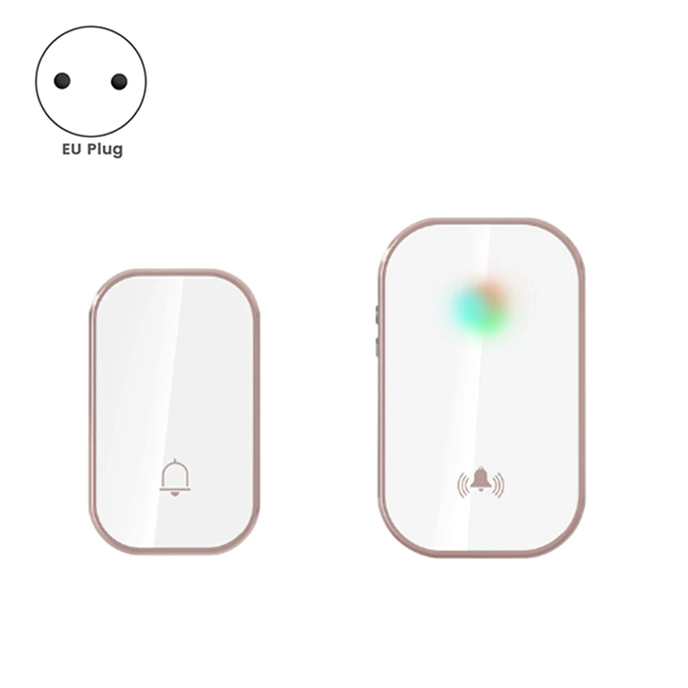 SQPP-Smart беспроводной дверной звонок, диапазон 300 м, домашний дверной звонок, 38 песен, мелодия, отличительный дверной звонок, звонок