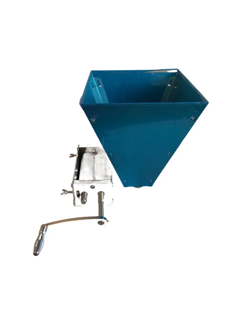 Recommended for Homebrewed Hand-cranked Durable and Strong Carbon Steel Counter-roll Malt Grinding Adjustable 2-bearing