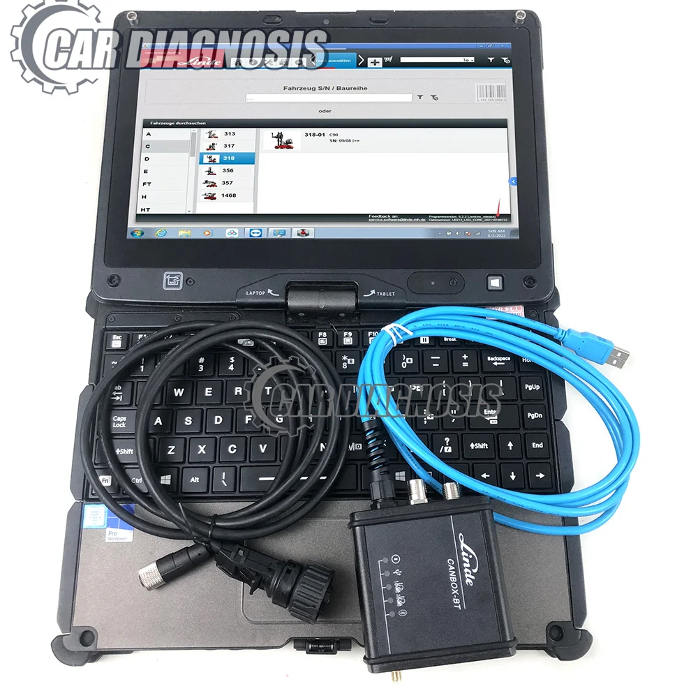 

Ноутбук Getac V100 для Linde BT canbox USB для вилочного погрузчика Linde TRUCK LSG диагностический инструмент Pathfinder Electric CANBOX