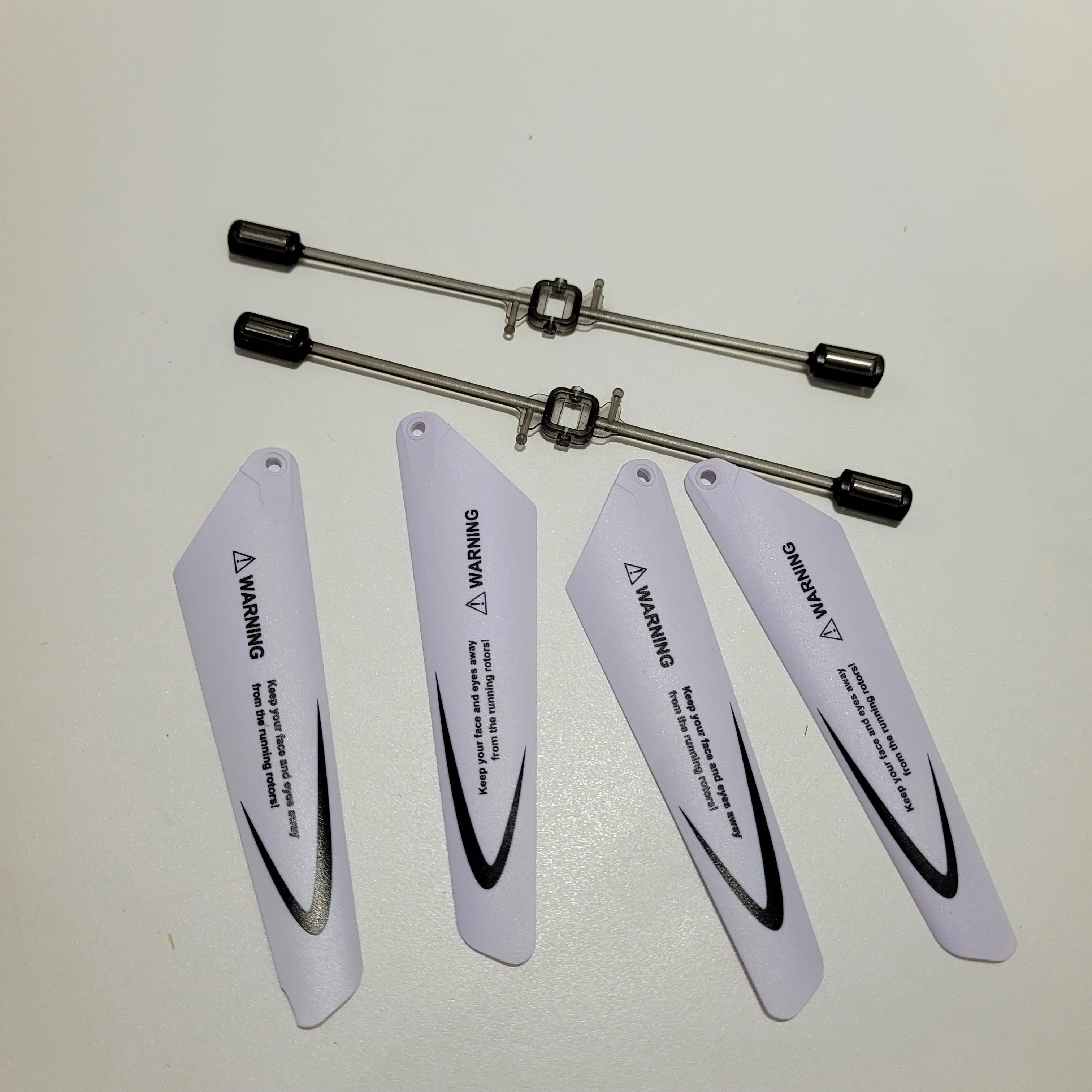 SYMA S5 Helicopter Spare Part Kit 2PCS S5 Balance Bar Fly Bar with 4PCS Blade fit for S5-N SYMA W5 W25 Mini Helicopter Accessory