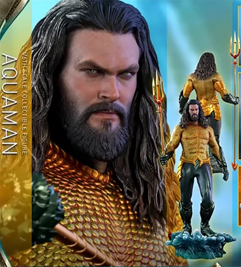 Original HOTTOYS HT 1/6 MMS518 Aquaman 2.0 Arthur Joseph Curry Action Figure Model Toys33CM Collection Decoration Gift