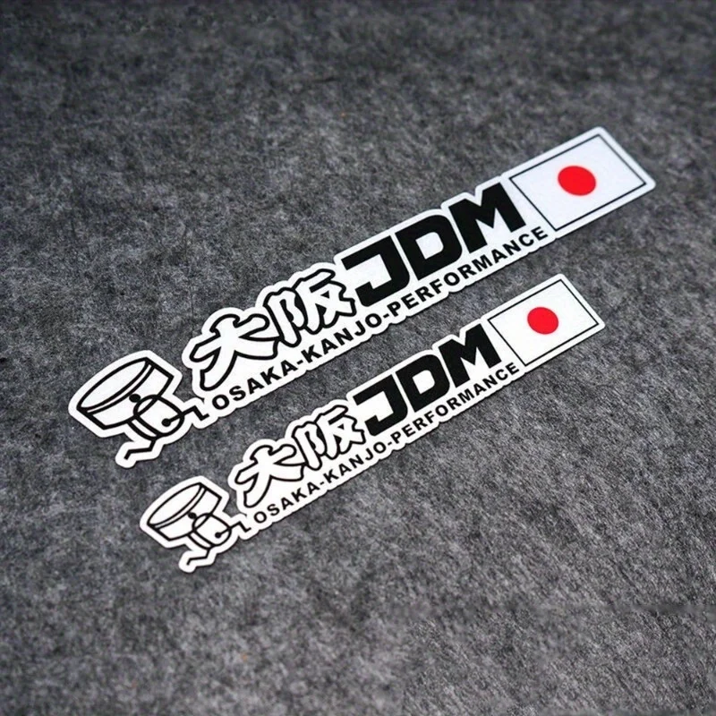 

2PCS/SET JDM Osaka Circuit Style Sticker - Performance Vinyl Decal for Cars, Toolboxes, Man Caves – Trendy for Racing Fans