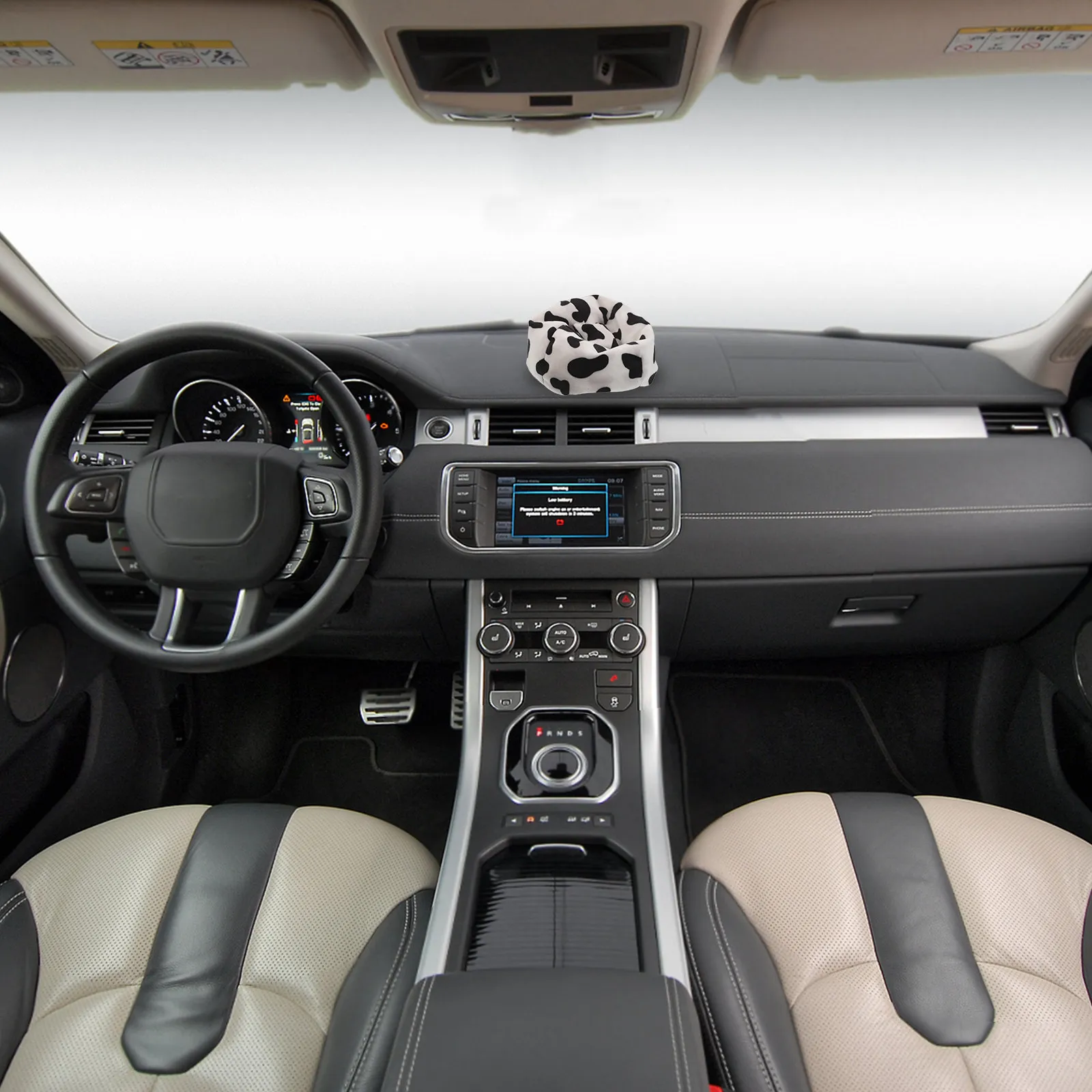 

Миниатюрная мебель для кукольного домика: диван-кресло с коровьим принтом, 1 шт., из мягкой ткани, для декора приборной панели автомобиля, маленький диванчик для фигурок, портативный