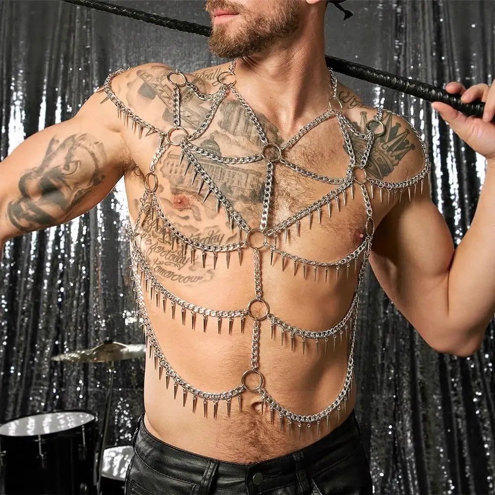 

Новое мужское многослойное модное ожерелье-цепочка с кисточками, металлическое кольцо, широкий вязаный жилет, цветной