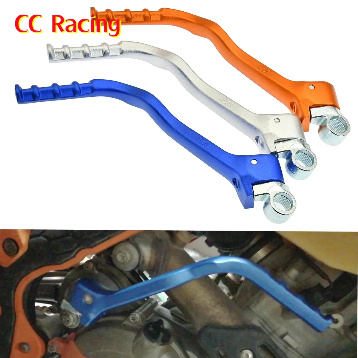 

CNC Aluminum Forged Kick Start Starter Lever Pedal For KTM SX250 XC250 XCW250 XCF250 SXF250 EXC300 XC300 XCW300 EXC450 XCW450