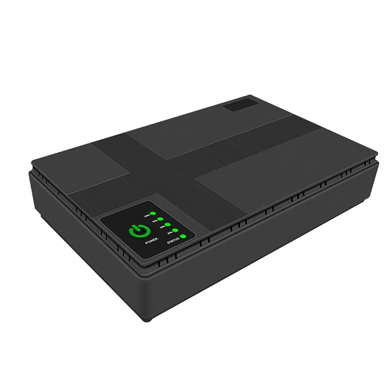 Imagem -04 - Mini Ups Portátil Fonte de Alimentação Ininterrupta Bateria de Casa para Roteador Wi-fi 10400mah 18w 5v 9v 12v 220v