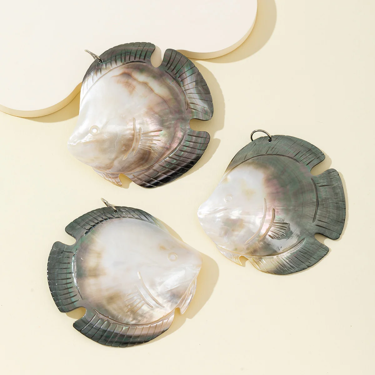 Natural Shell Fish Pendant Cute Little Fish Charms DIY Jewelry Making Accessories for Women Necklace Earrings Handcraft Supplies