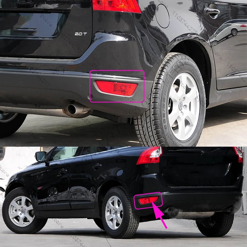 

Для Volvo XC60 2008-2013 гг., отражатель заднего бампера, светоотражающие полосы 30763323 30763322