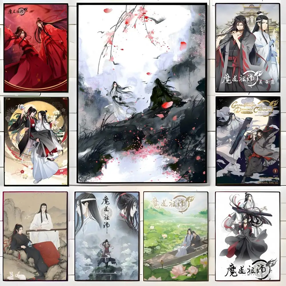 Chinese anima Mo Dao Zu Shi Poster Wall Art Print Poster Decorative Mural Home Decor Gift Unframed