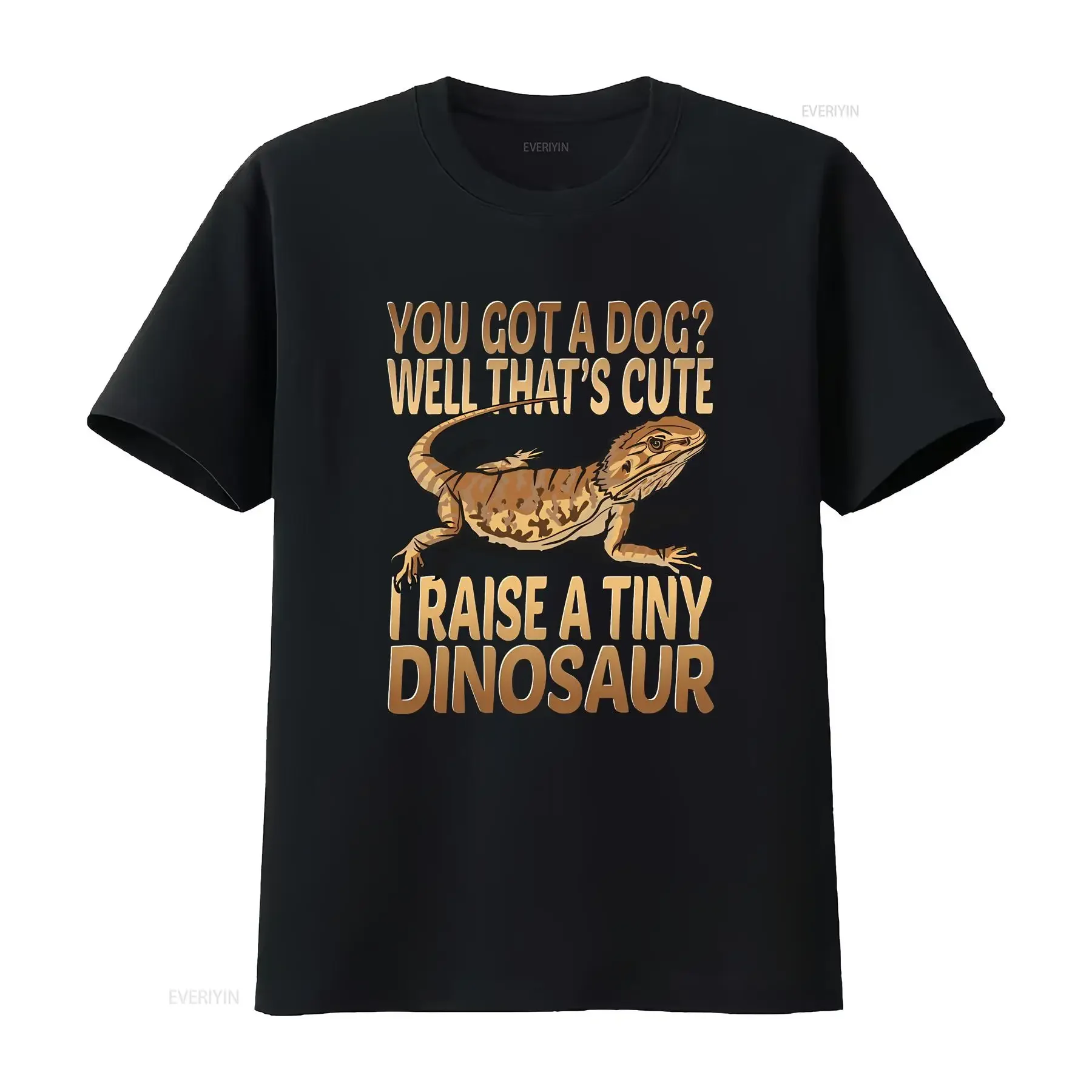 I Raise A Tiny Dinosaur Funny Bearded Dragon Reptile Lizard T shirt vintage Washed Breathable Stylish Comfortable